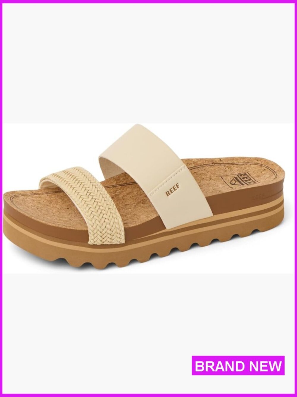 Slide Sandal Chunky Platform with Arch Support Ultra Soft Footbed Casual